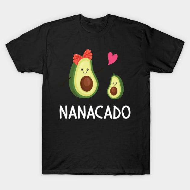 Nanacado Avocados Dance Happy Grandma Grandson Granddaughter T-Shirt by bakhanh123